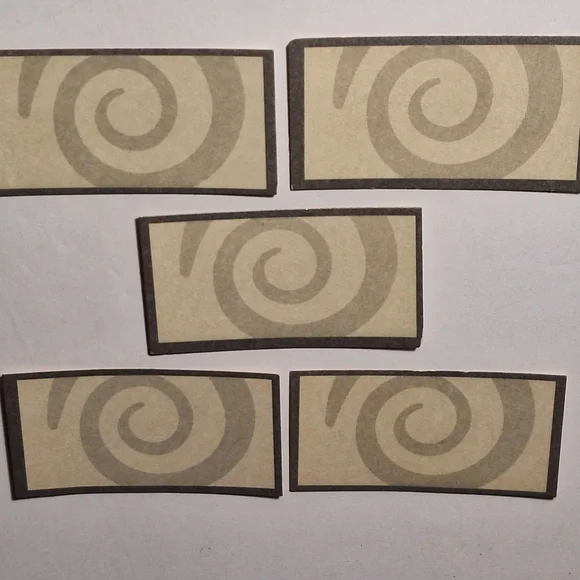 Pier One Star Napkin Rings 4 silver plate with 5 place card holders In box - Picture 8 of 12